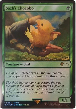Sazh's Chocobo (UMP-001) - Unique and Miscellaneous Promos Foil | Grognard Games