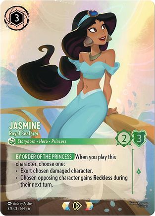 Jasmine - Royal Seafarer (3) - Disney Lorcana Promo Cards Holofoil | Grognard Games