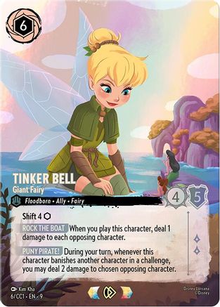 Tinker Bell - Giant Fairy (6/CC1) (6) - Disney Lorcana Promo Cards Holofoil | Grognard Games