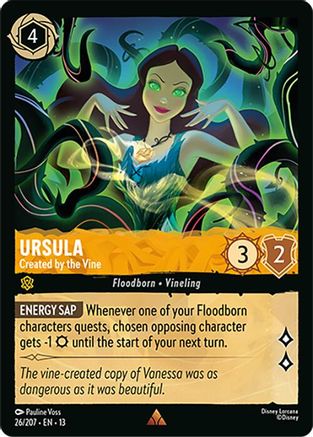 Ursula - Created by the Vine (26/204) - Attack of the Vine Cold Foil | Grognard Games