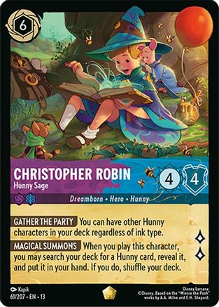 Christopher Robin - Hunny Sage (61/204) - Attack of the Vine Cold Foil | Grognard Games