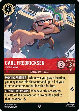 Carl Fredricksen - On the Move (113/204) - Attack of the Vine | Grognard Games
