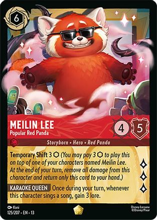 Meilin Lee - Popular Red Panda (125/204) - Attack of the Vine | Grognard Games