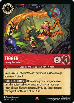 Tigger - Hunny Barbarian (126/204) - Attack of the Vine | Grognard Games