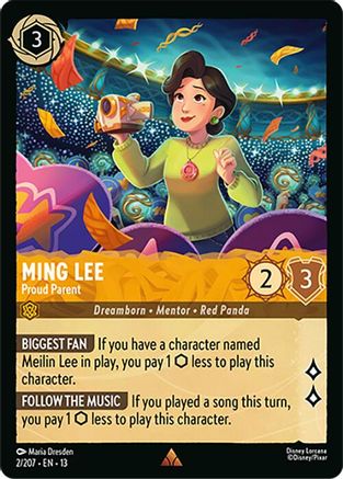 Ming Lee - Proud Parent (2/204) - Attack of the Vine Cold Foil | Grognard Games