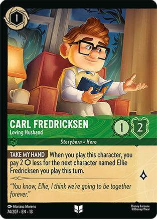 Carl Fredricksen - Loving Husband (Foil) (74/204) - Attack of the Vine Cold Foil | Grognard Games
