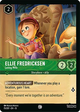 Ellie Fredricksen - Loving Wife (Foil) (75/204) - Attack of the Vine Cold Foil | Grognard Games