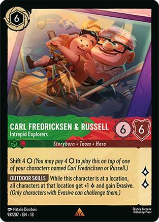 Carl Fredricksen & Russell - Intrepid Explorers (98/204) - Attack of the Vine | Grognard Games