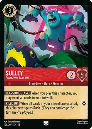Sulley - Protective Monster (128/204) - Attack of the Vine Cold Foil | Grognard Games
