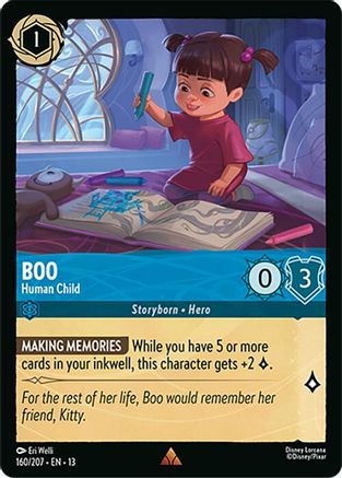 Boo - Human Child (160/204) - Attack of the Vine Cold Foil | Grognard Games