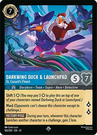 Darkwing Duck & Launchpad - St. Canard's Finest (165/204) - Attack of the Vine | Grognard Games