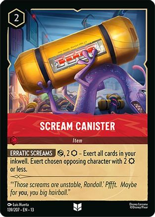Scream Canister (139/204) - Attack of the Vine Cold Foil | Grognard Games