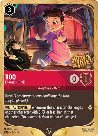 Boo - Energetic Child (6) - Disney Lorcana Promo Cards Holofoil | Grognard Games