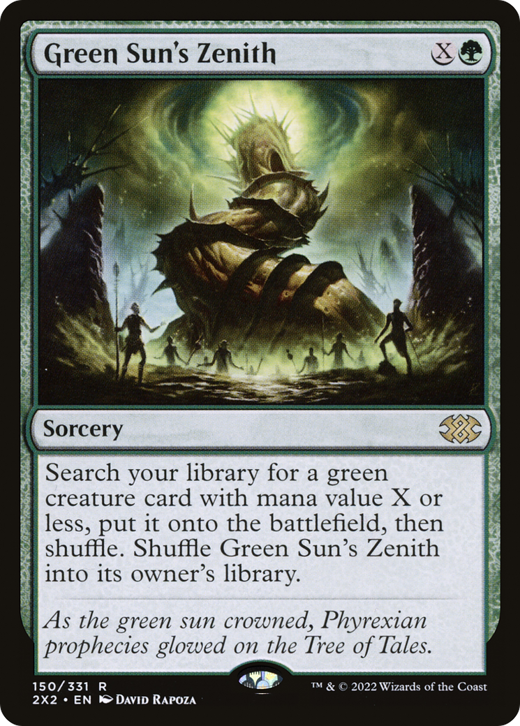 Green Sun's Zenith (2X2-150) - Double Masters 2022 | Grognard Games