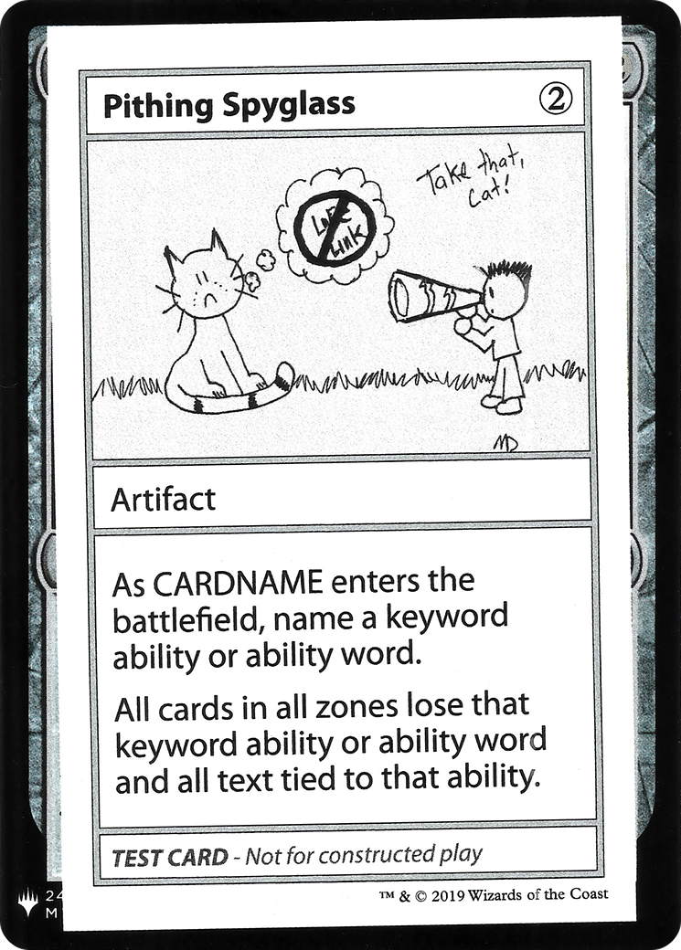 Pithing Spyglass [Mystery Booster Playtest Cards] | Grognard Games
