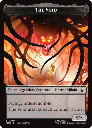The Void // Squirrel Double-Sided Token (MSH-10 // 14) - Marvel Super Heroes Foil | Grognard Games