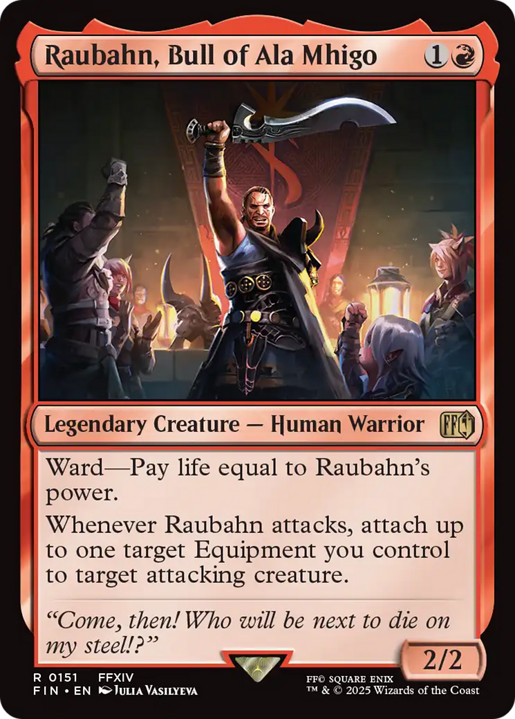 Raubahn, Bull of Ala Mhigo (FIN-151) - FINAL FANTASY Foil | Grognard Games