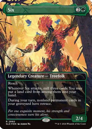 Six (SLD-2660) - Secret Lair Drop Series Foil | Grognard Games