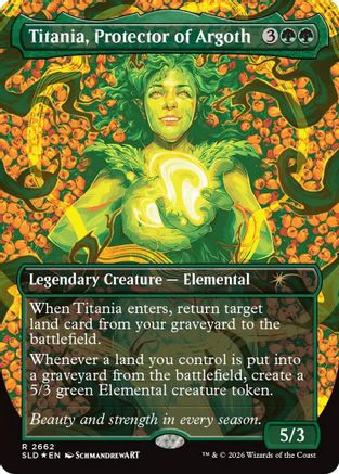 Titania, Protector of Argoth (SLD-2662) - Secret Lair Drop Series Foil | Grognard Games