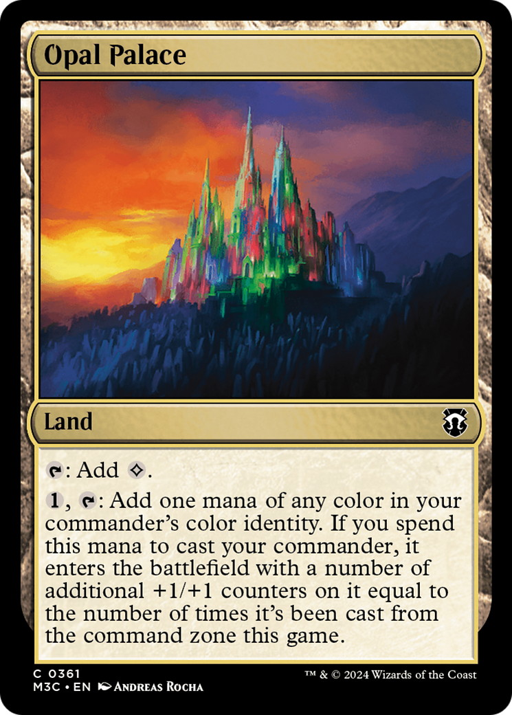 Opal Palace (Ripple Foil) [Modern Horizons 3 Commander] | Grognard Games
