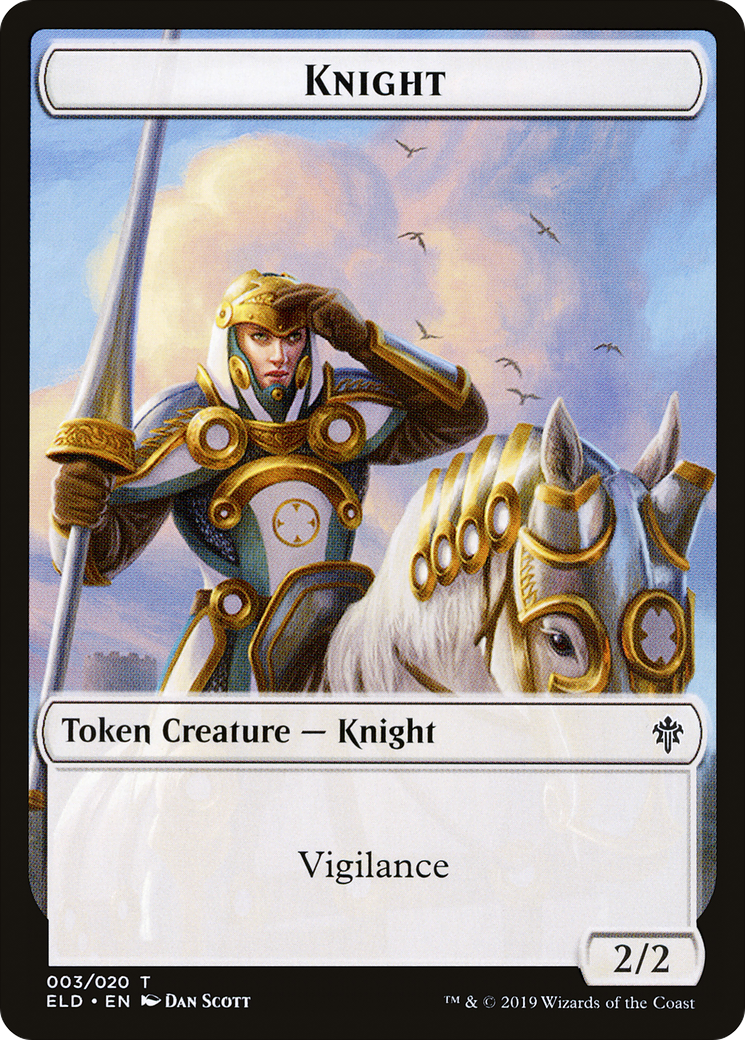 Knight [Throne of Eldraine Tokens] | Grognard Games