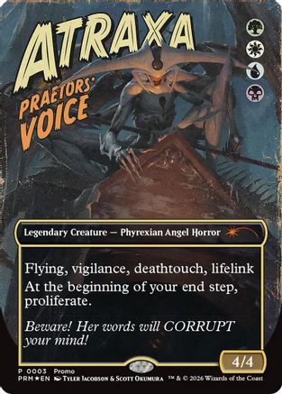 Atraxa, Praetors' Voice (MFP-003) - MagicFest Cards Foil | Grognard Games