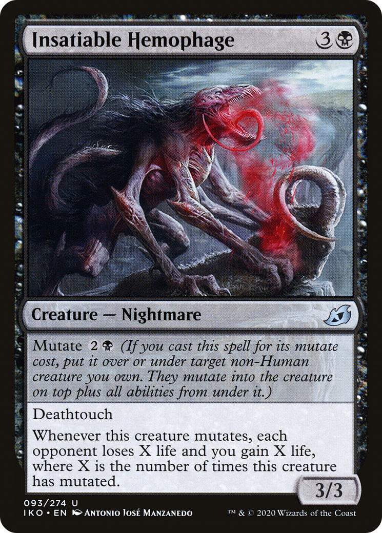 Insatiable Hemophage [Ikoria: Lair of Behemoths] | Grognard Games