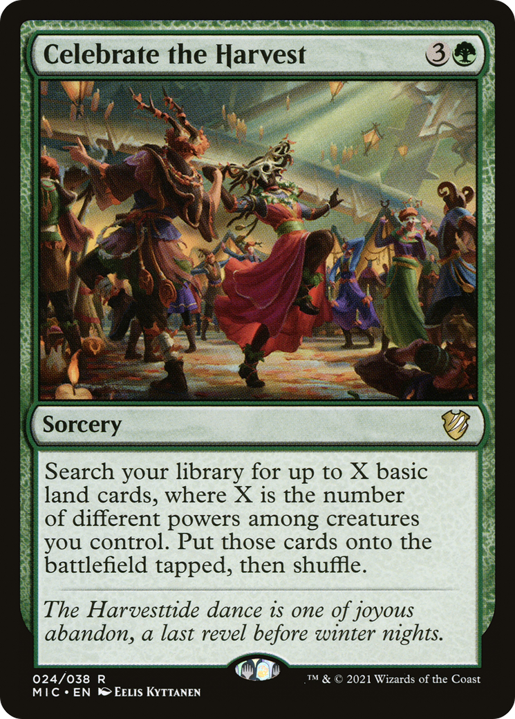 Celebrate the Harvest [Innistrad: Midnight Hunt Commander] | Grognard Games