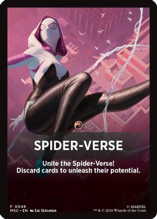 Spider-Verse Theme Card (MSC-046) - Commander: Marvel Super Heroes | Grognard Games