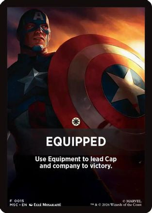 Equipped Theme Card (MSC-015) - Commander: Marvel Super Heroes | Grognard Games