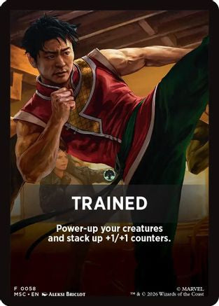 Trained Theme Card (MSC-058) - Commander: Marvel Super Heroes | Grognard Games