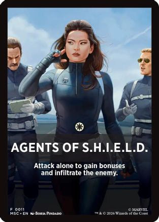 Agents of S.H.I.E.L.D. Theme Card (MSC-011) - Commander: Marvel Super Heroes | Grognard Games