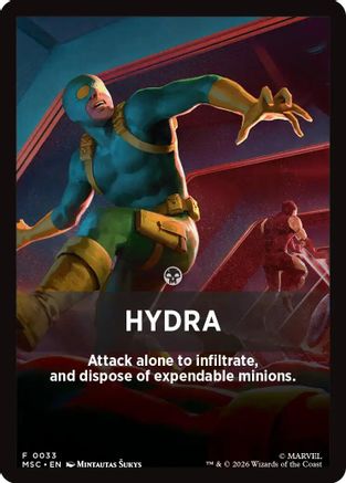 Hydra Theme Card (MSC-033) - Commander: Marvel Super Heroes | Grognard Games