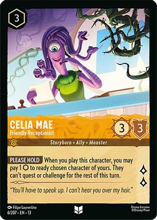 Celia Mae - Friendly Receptionist (6/204) - Attack of the Vine | Grognard Games