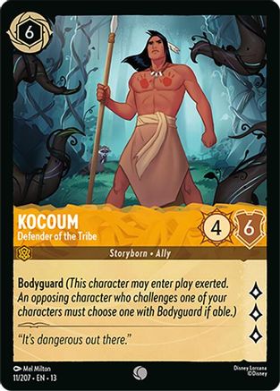 Kocoum - Defender of the Tribe (11/204) - Attack of the Vine Cold Foil | Grognard Games