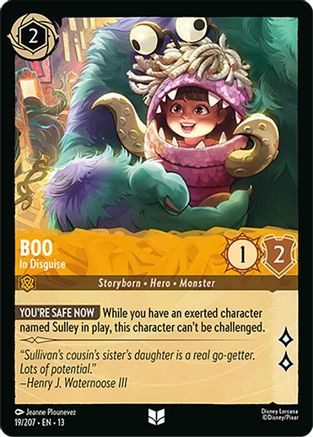 Boo - In Disguise (19/204) - Attack of the Vine Cold Foil | Grognard Games