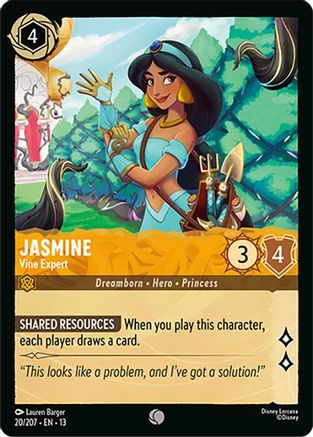 Jasmine - Vine Expert (20/204) - Attack of the Vine | Grognard Games