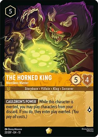The Horned King - Merciless Master (22/204) - Attack of the Vine | Grognard Games