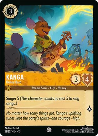 Kanga - Hunny Bard (23/204) - Attack of the Vine Cold Foil | Grognard Games