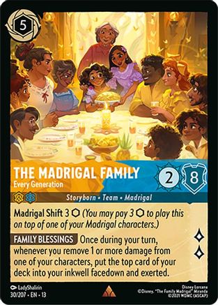 The Madrigal Family - Every Generation (30/204) - Attack of the Vine Cold Foil | Grognard Games