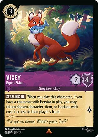 Vixey - Expert Fisher (46/204) - Attack of the Vine Cold Foil | Grognard Games