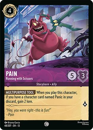 Pain - Running with Scissors (48/204) - Attack of the Vine Cold Foil | Grognard Games