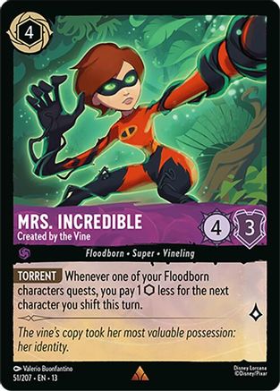 Mrs. Incredible - Created by the Vine (51/204) - Attack of the Vine | Grognard Games