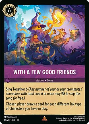 With a Few Good Friends (65/204) - Attack of the Vine Cold Foil | Grognard Games