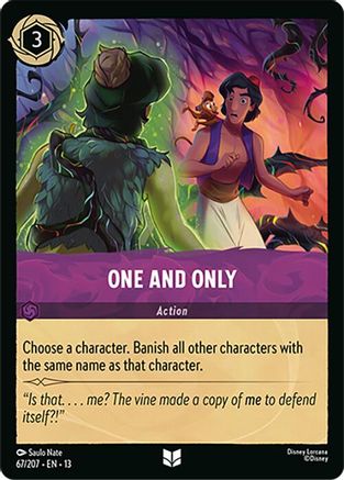 One and Only (67/204) - Attack of the Vine Cold Foil | Grognard Games