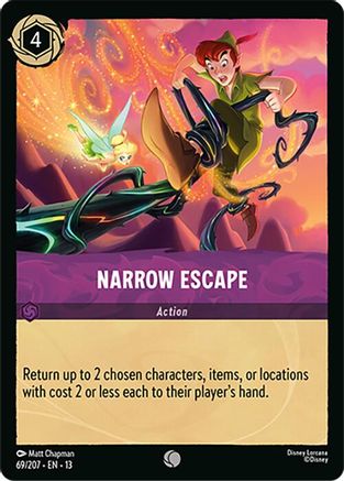 Narrow Escape (69/204) - Attack of the Vine Cold Foil | Grognard Games