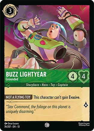 Buzz Lightyear - Grounded (76/204) - Attack of the Vine Cold Foil | Grognard Games