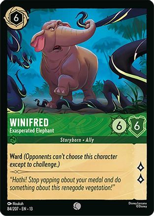 Winifred - Exasperated Elephant (84/204) - Attack of the Vine | Grognard Games