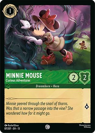 Minnie Mouse - Curious Adventurer (87/204) - Attack of the Vine Cold Foil | Grognard Games