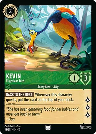 Kevin - Flightless Bird (88/204) - Attack of the Vine Cold Foil | Grognard Games
